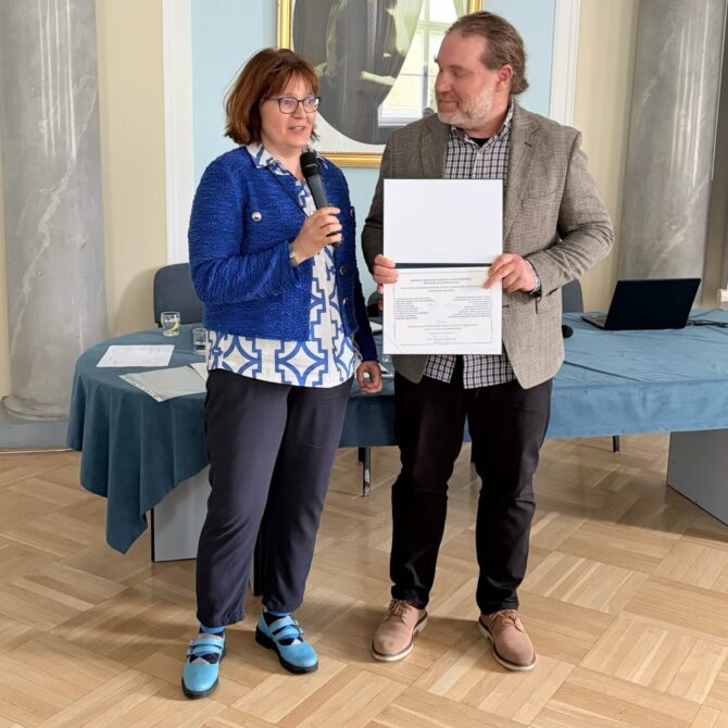 Wręczenie Nagrody im. prof. Włodzimierza Krzyżosiaka za najlepszą pracę doświadczalną w zakresie badań nad kwasami nukleinowymi wykonaną w polskim laboratorium